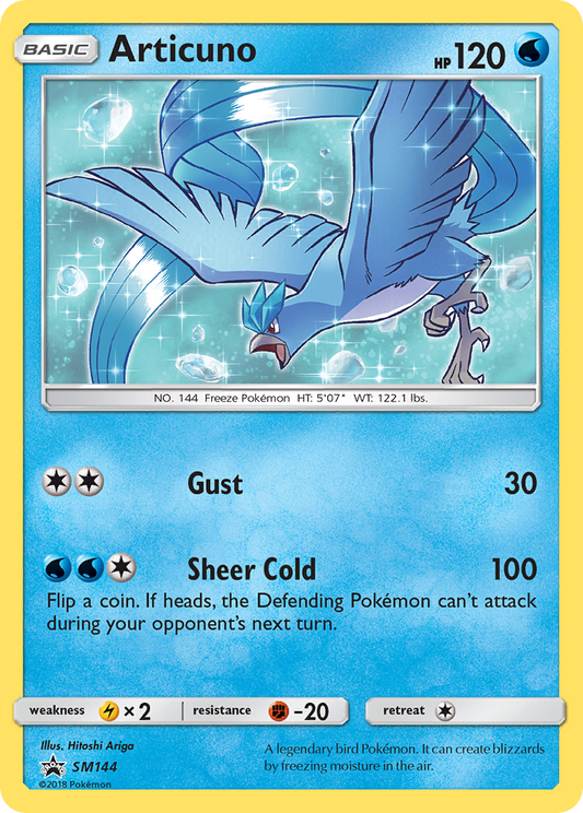 Articuno SM144/248 Promo | SM Black Star Promos | Pokemon Card
