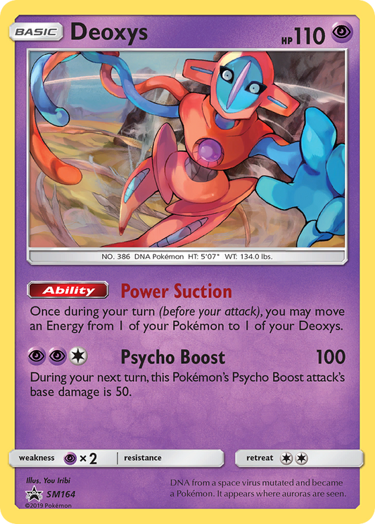 Deoxys SM164/248 Promo | SM Black Star Promos | Pokemon Card