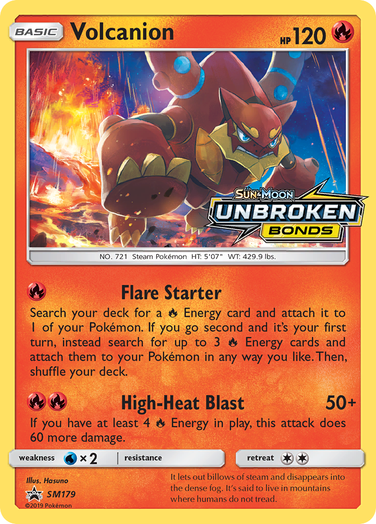 Volcanion SM179/248 Promo | SM Black Star Promos | Pokemon Card