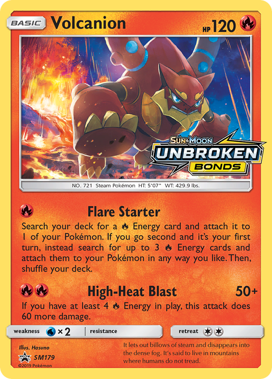 Volcanion SM179/248 Promo | SM Black Star Promos | Pokemon Card