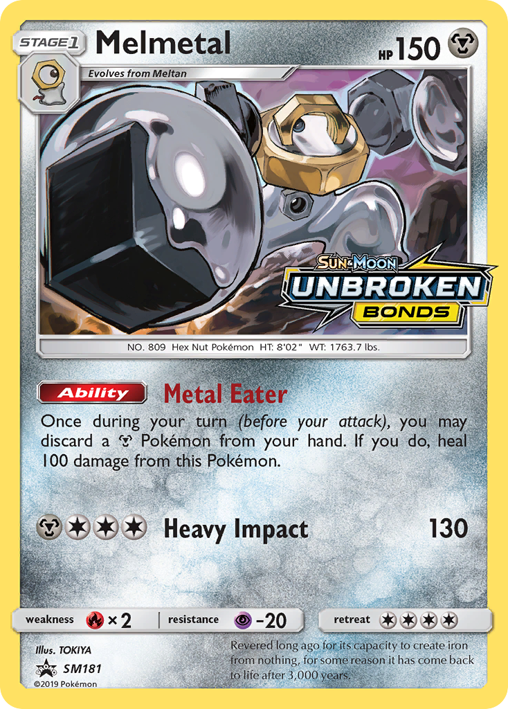 Melmetal SM181/248 Promo | SM Black Star Promos | Pokemon Card