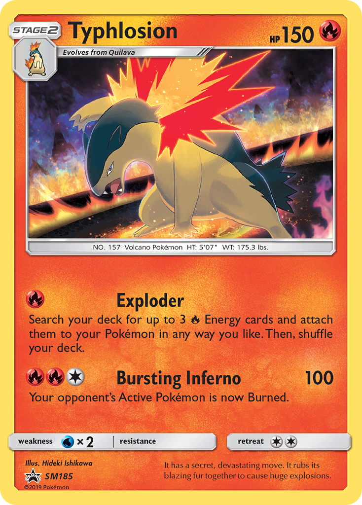 Typhlosion SM185/248 Promo | SM Black Star Promos | Pokemon Card
