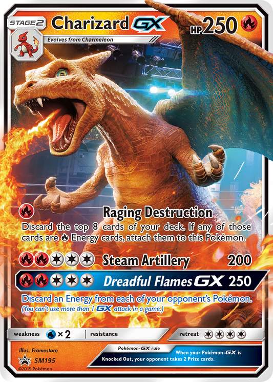 Charizard-GX SM195/248 Promo | SM Black Star Promos | Pokemon Card