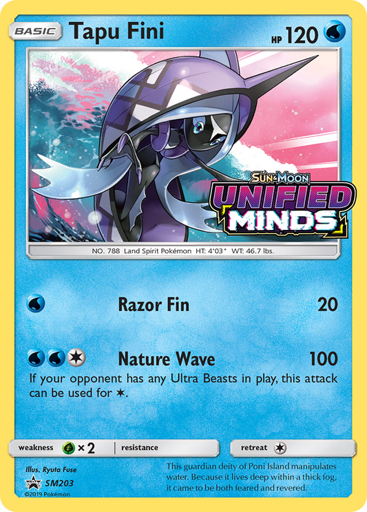 Tapu Fini SM203/248 Promo | SM Black Star Promos | Pokemon Card