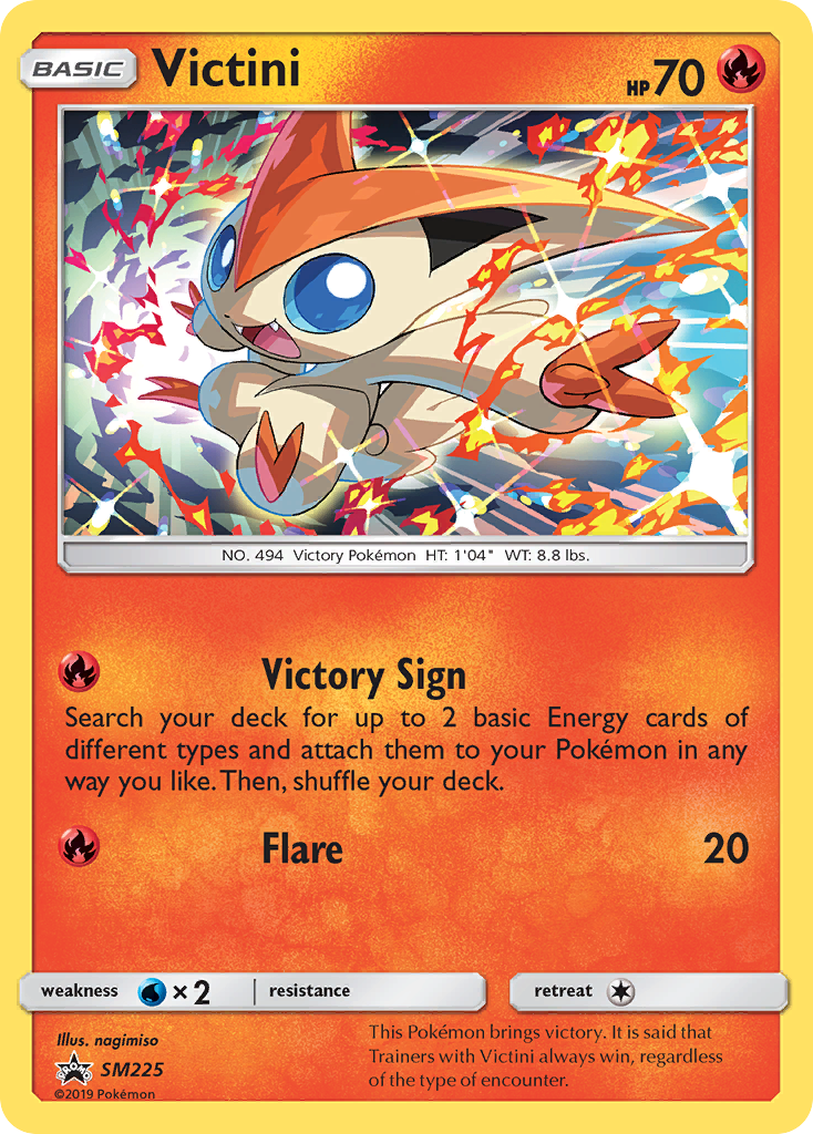Victini SM225/248 Promo | SM Black Star Promos | Pokemon Card