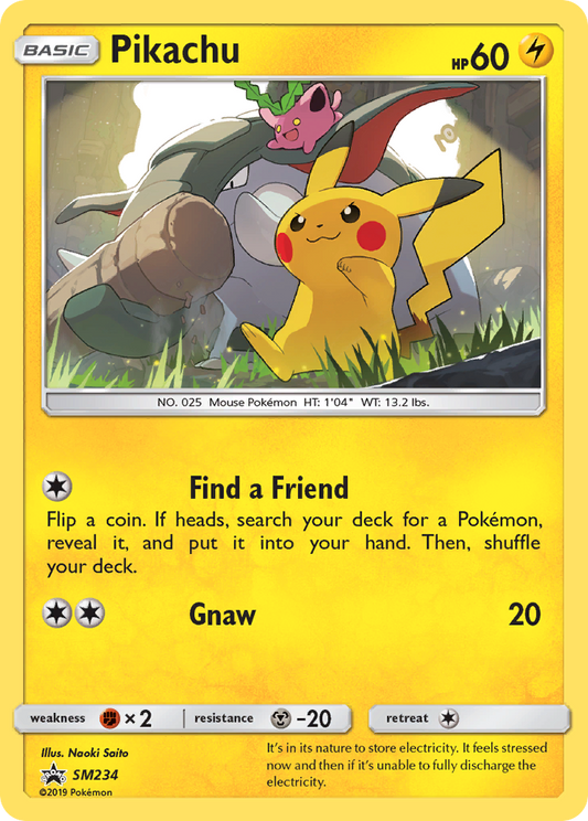Pikachu SM234/248 Promo | SM Black Star Promos | Pokemon Card