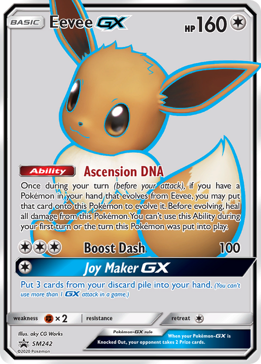 Eevee-GX SM242/248 Promo | SM Black Star Promos | Pokemon Card
