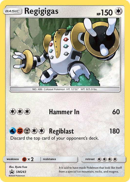 Regigigas SM243/248 Promo | SM Black Star Promos | Pokemon Card