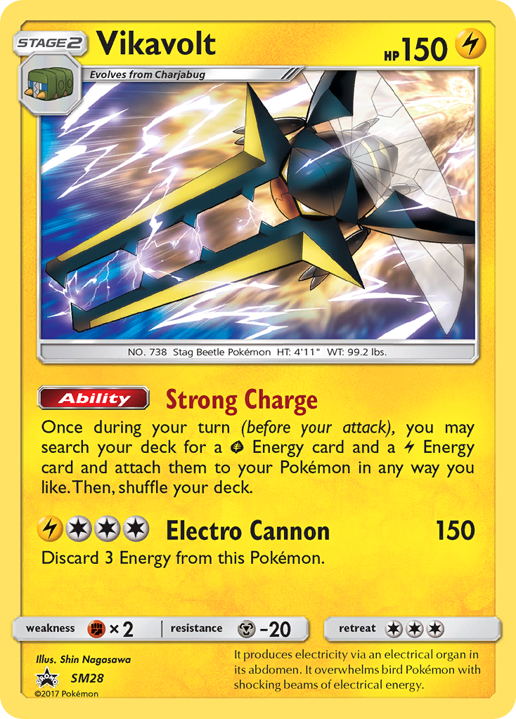 Vikavolt SM28/248 Promo | SM Black Star Promos | Pokemon Card