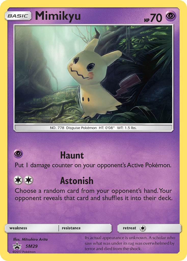 Mimikyu SM29/248 Promo | SM Black Star Promos | Pokemon Card