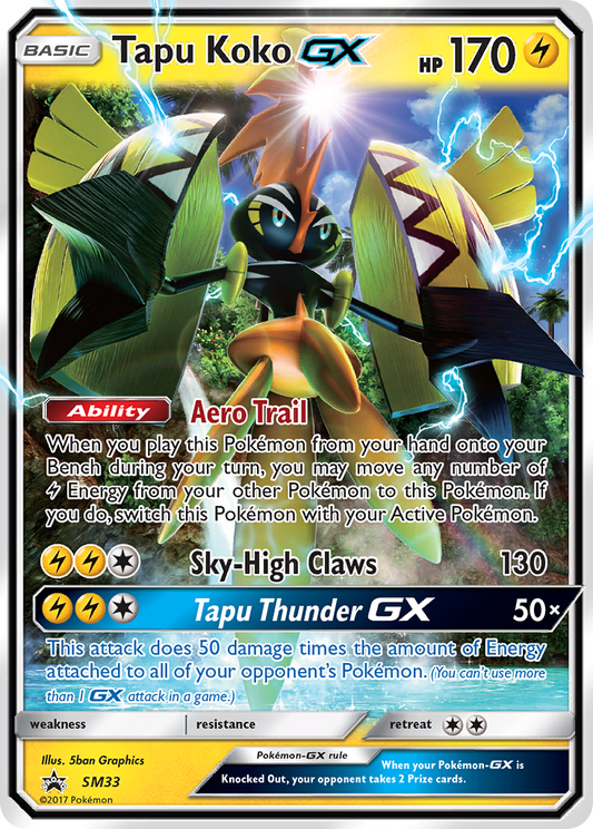 Tapu Koko-GX SM33/248 Promo | SM Black Star Promos | Pokemon Card