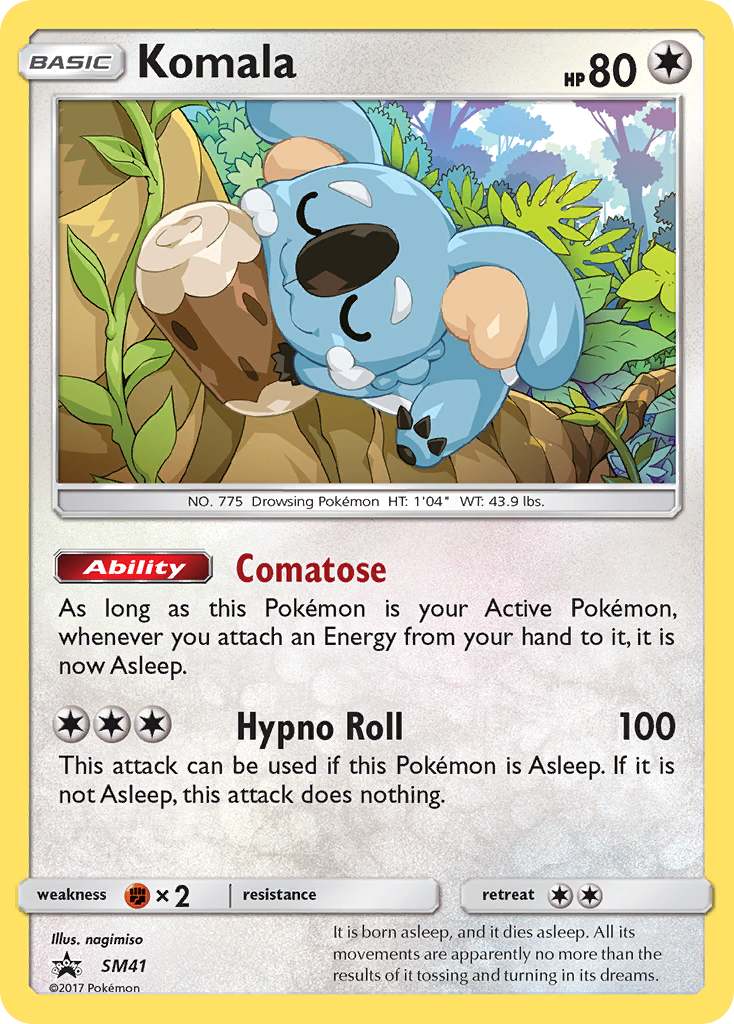 Komala SM41/248 Promo | SM Black Star Promos | Pokemon Card