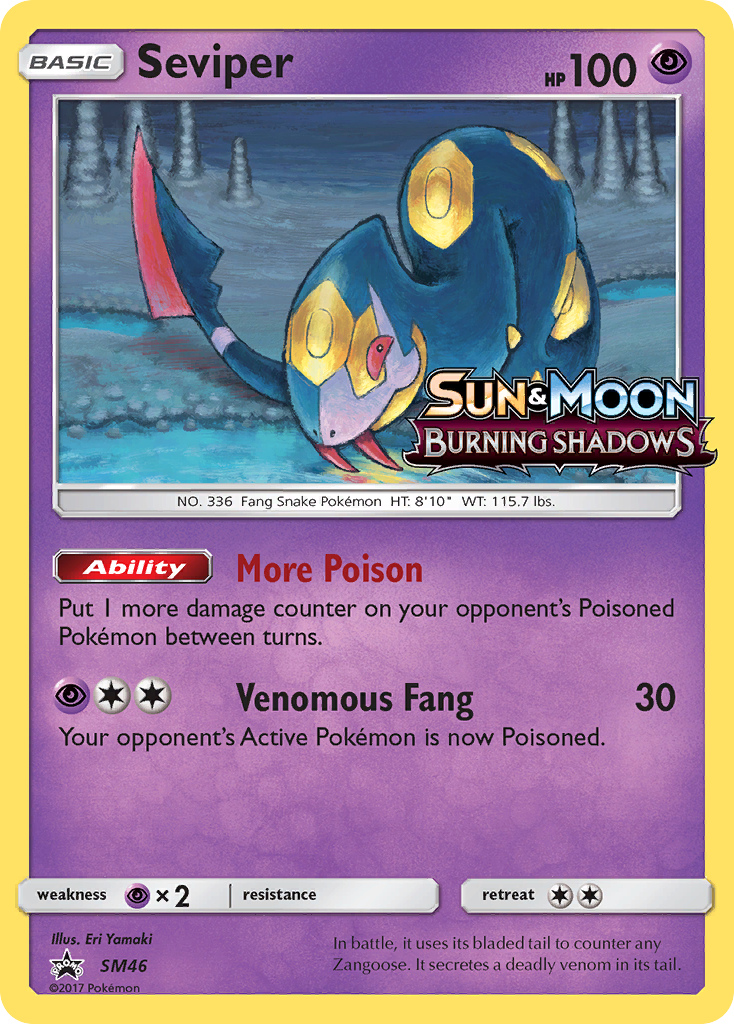 Seviper SM46/248 Promo | SM Black Star Promos | Pokemon Card