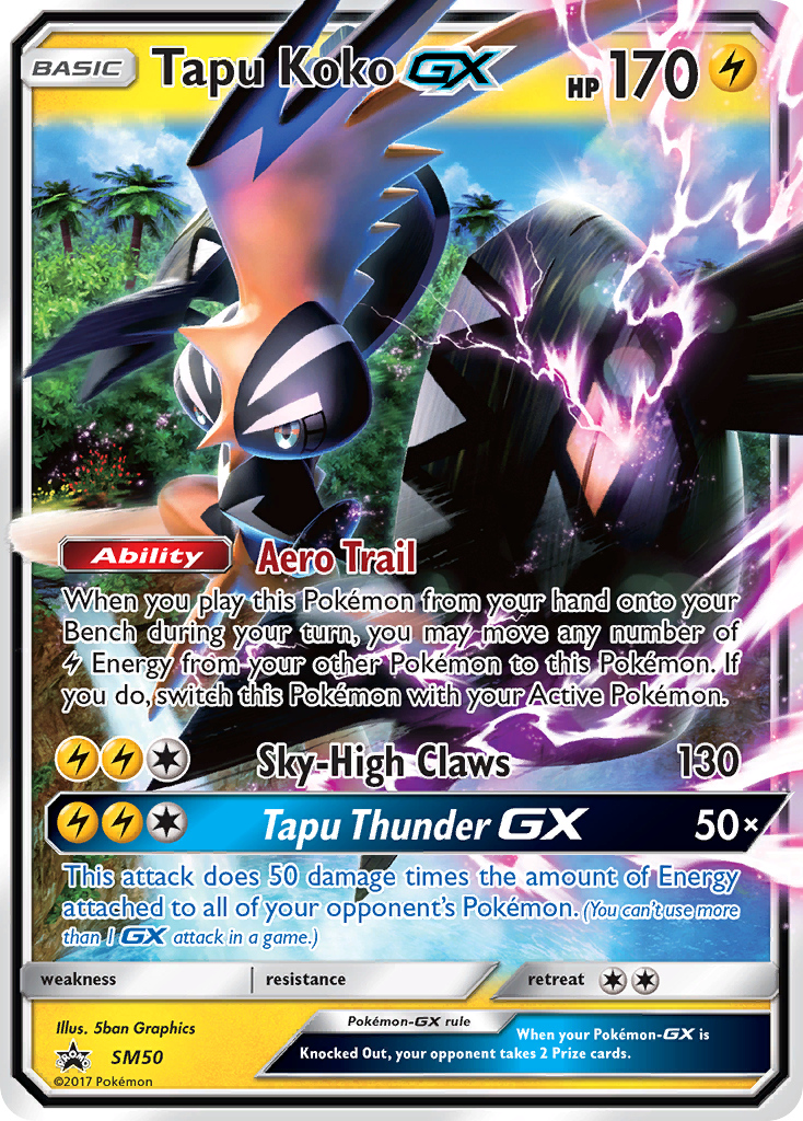 Tapu Koko-GX SM50/248 Promo | SM Black Star Promos | Pokemon Card