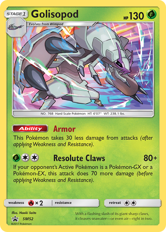 Golisopod SM52/248 Promo | SM Black Star Promos | Pokemon Card