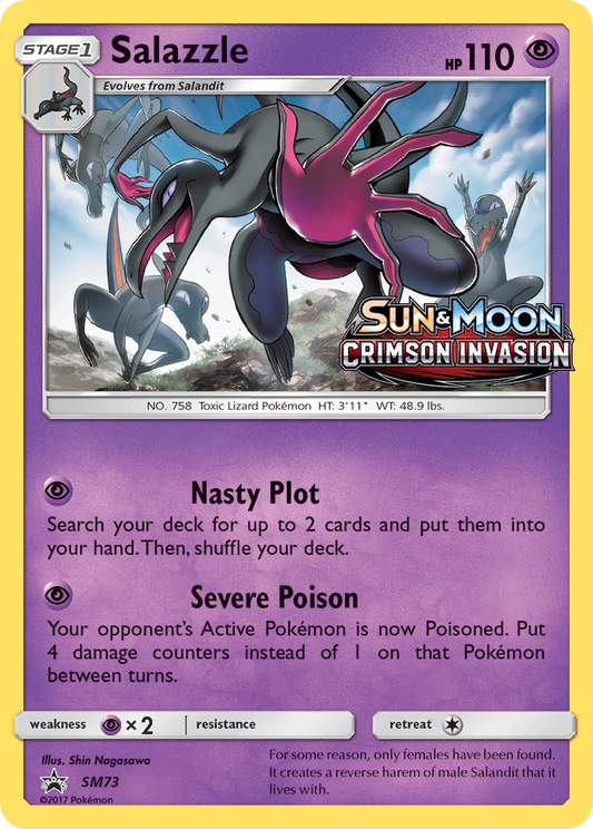 Salazzle SM73/248 Promo | SM Black Star Promos | Pokemon Card