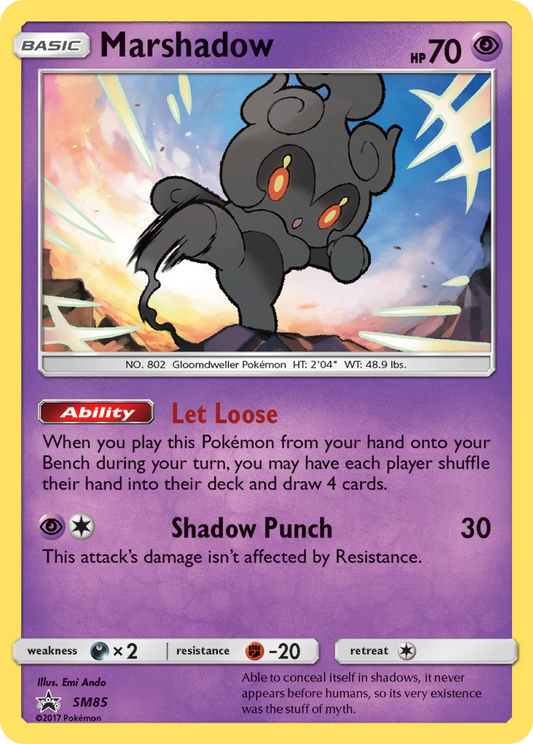 Marshadow SM85/248 Promo | SM Black Star Promos | Pokemon Card