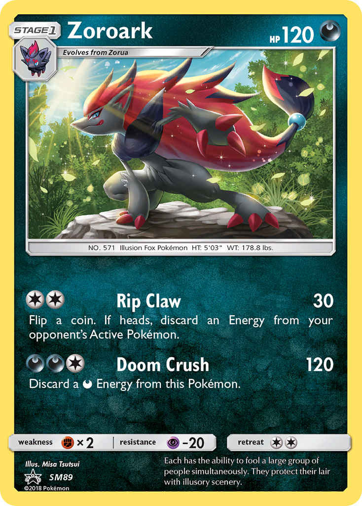 Zoroark SM89/248 Promo | SM Black Star Promos | Pokemon Card