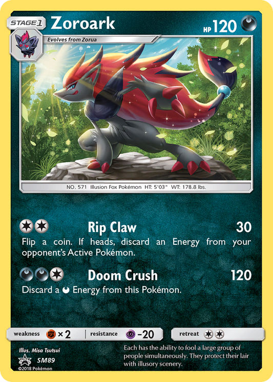 Zoroark SM89/248 Promo | SM Black Star Promos | Pokemon Card