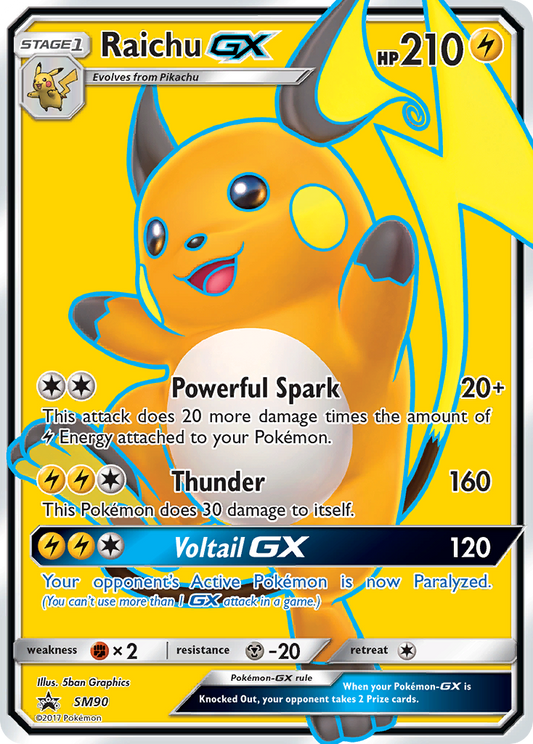 Raichu-GX SM90/248 Promo | SM Black Star Promos | Pokemon Card