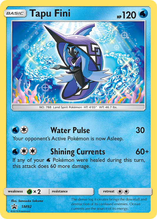 Tapu Fini SM92/248 Promo | SM Black Star Promos | Pokemon Card