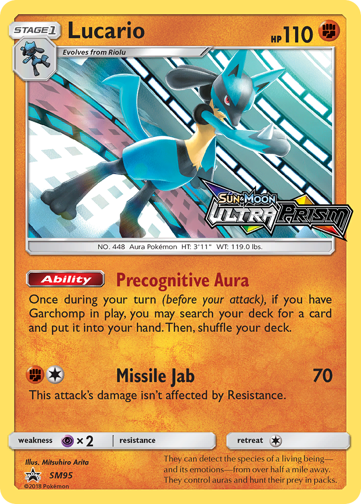 Lucario SM95/248 Promo | SM Black Star Promos | Pokemon Card
