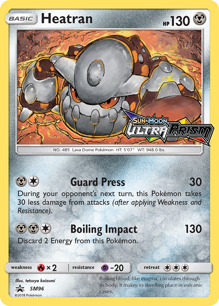 Heatran SM96/248 Promo | SM Black Star Promos | Pokemon Card