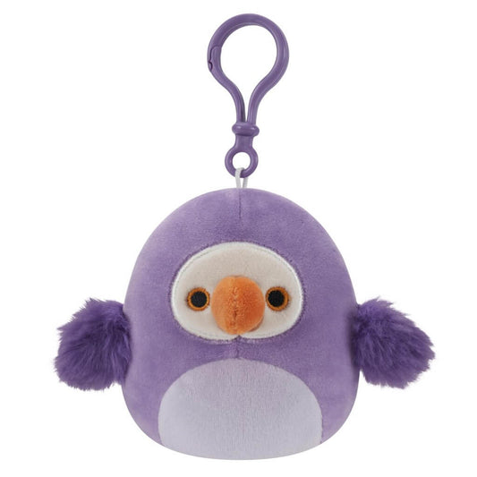 Neha the Purple Dodo ~ 3.5" Clip On Squishmallow Plush ~ Wave 16