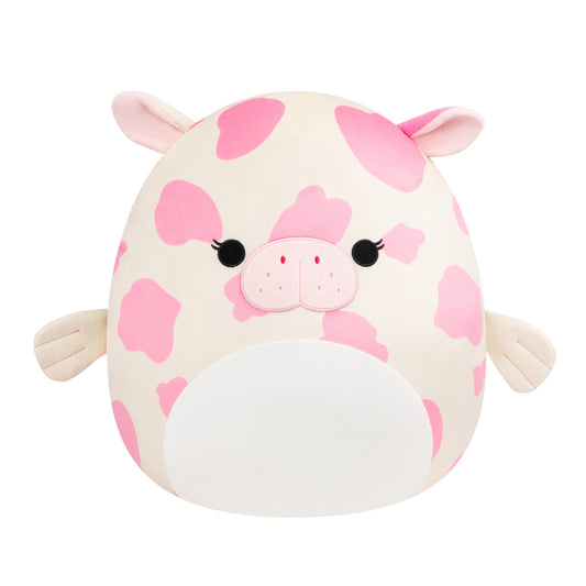 Mondy the Pink and White Sea Cow ~ 16" Squishmallow Plush