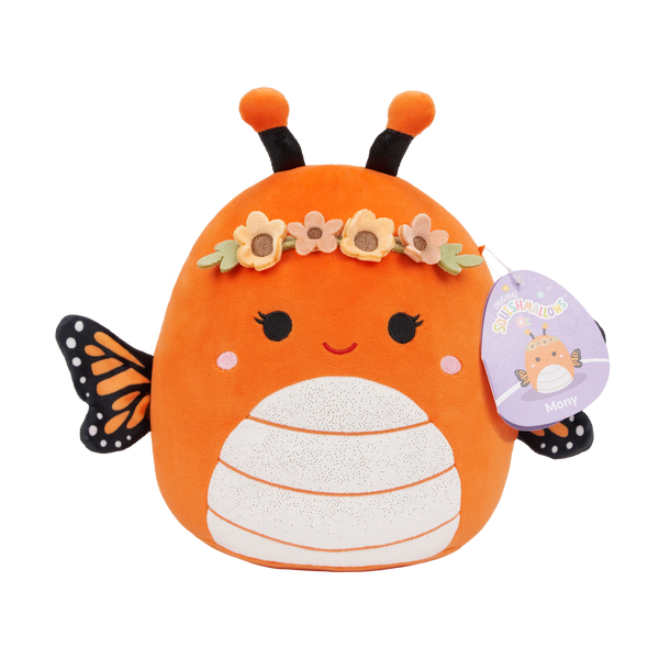 Mony the Orange Monarch Butterfly ~ Easter ~ 7.5" Squishmallow Plush
