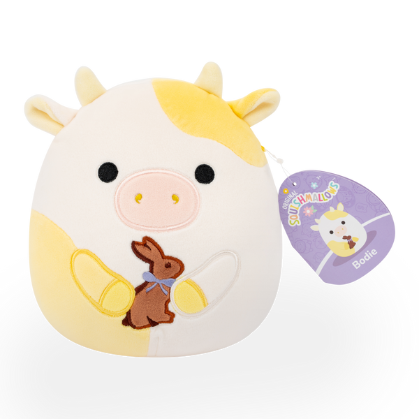 Bodie the Cow with Chocolate Bunny ~ Easter ~ 7.5" Squishmallow Plush