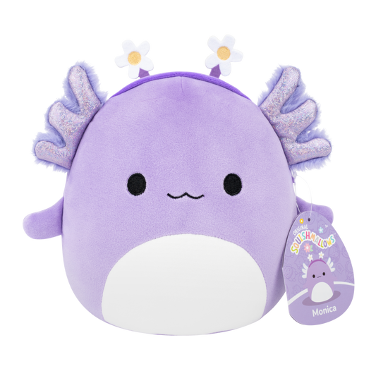 Monica the Purple Axolotl Headband ~ Easter ~ 7.5" Squishmallow Plush