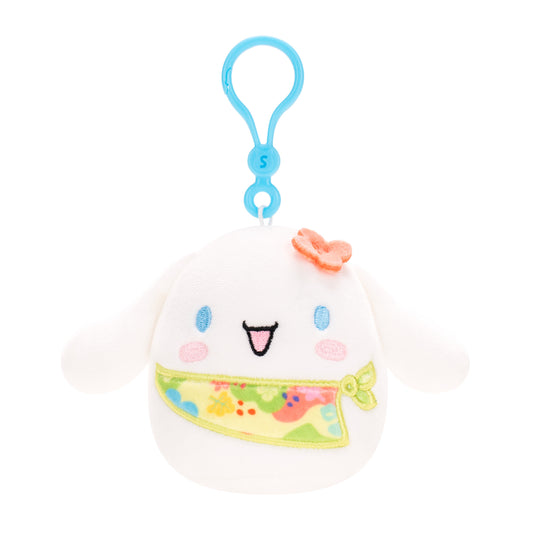 Cinnamoroll ~ Tropical Sanrio Squad ~ 3.5" Clip On Squishmallow Plush