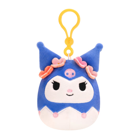 Kuromi ~ Tropical Sanrio Squad ~ 3.5" Clip On Squishmallow Plush