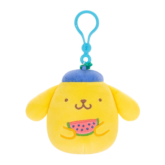 Pompompurin ~ Tropical Sanrio Squad ~ 3.5" Clip On Squishmallow Plush