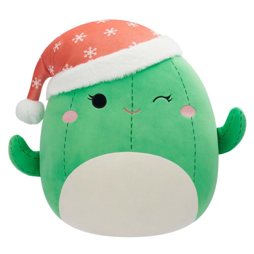 Cactus with Holiday Hat ~ Holiday 7.5" Squishmallow Plush ~ In Stock!