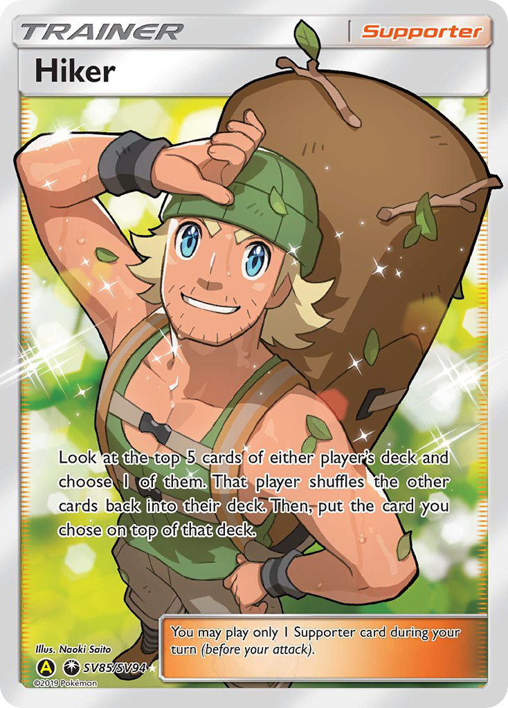 Hiker SV85/94 Rare Ultra | Hidden Fates Shiny Vault | Pokemon Card