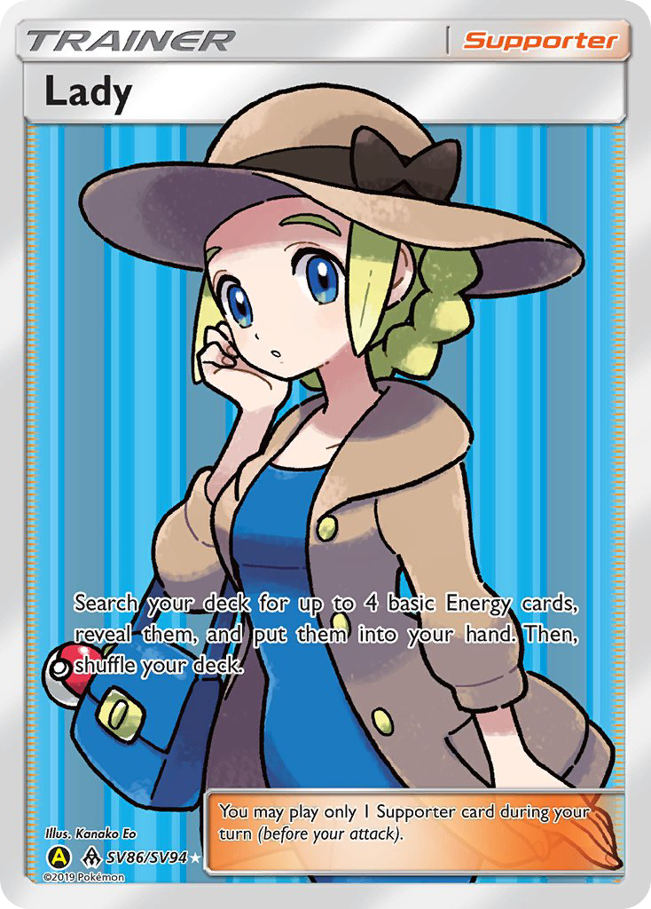 Lady SV86/94 Rare Ultra | Hidden Fates Shiny Vault | Pokemon Card