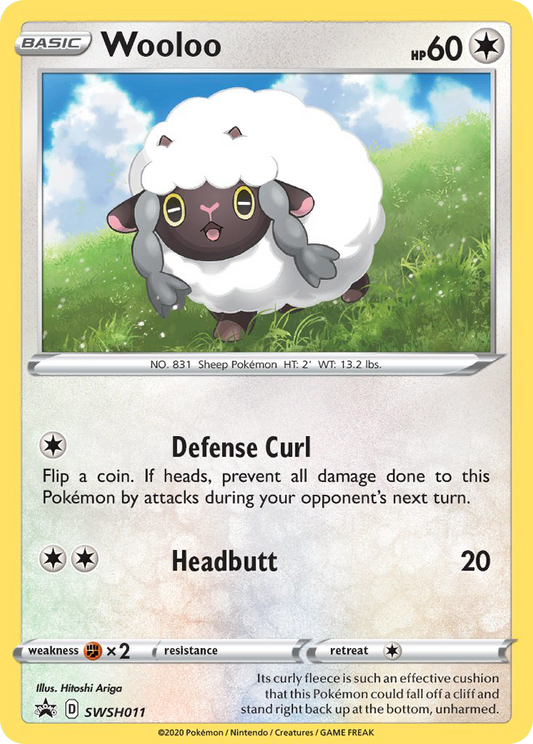 Wooloo SWSH011/307 Promo | SWSH Black Star Promos | Pokemon Card