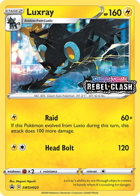 Luxray SWSH023/307 Promo | SWSH Black Star Promos | Pokemon Card