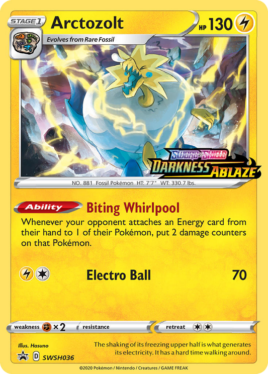 Arctozolt SWSH036/307 Promo | SWSH Black Star Promos | Pokemon Card