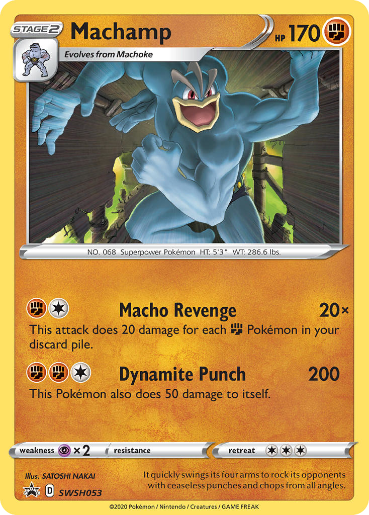 Machamp SWSH053/307 Promo | SWSH Black Star Promos | Pokemon Card
