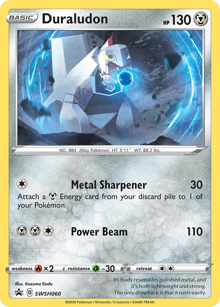 Duraludon SWSH060/307 Promo | SWSH Black Star Promos | Pokemon Card