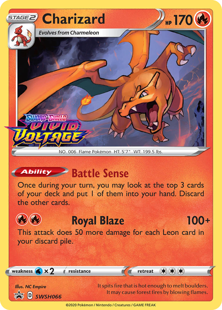 Charizard SWSH066/307 Promo | SWSH Black Star Promos | Pokemon Card