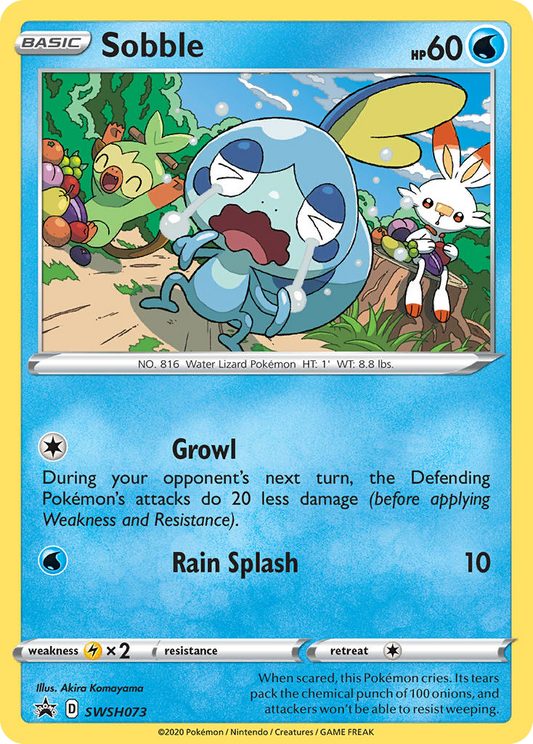 Sobble SWSH073/307 Promo | SWSH Black Star Promos | Pokemon Card