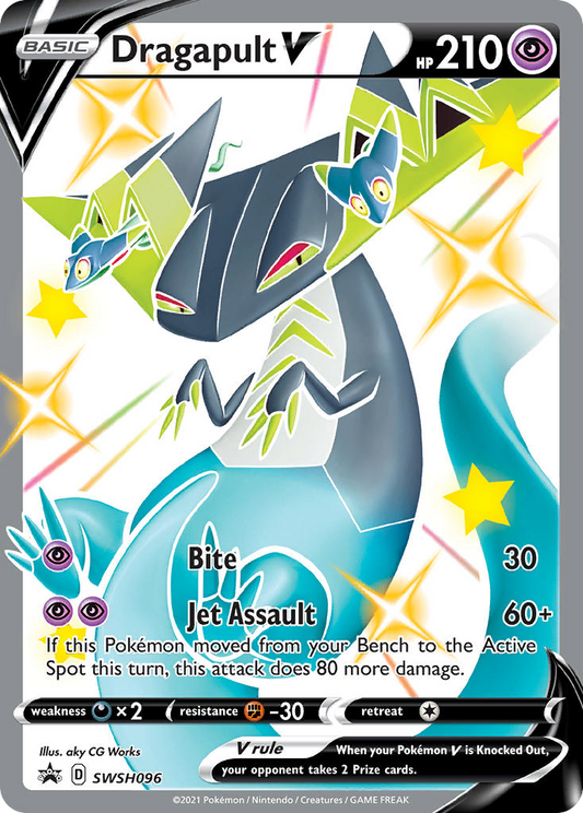 Dragapult V SWSH096/307 Promo | SWSH Black Star Promos | Pokemon Card