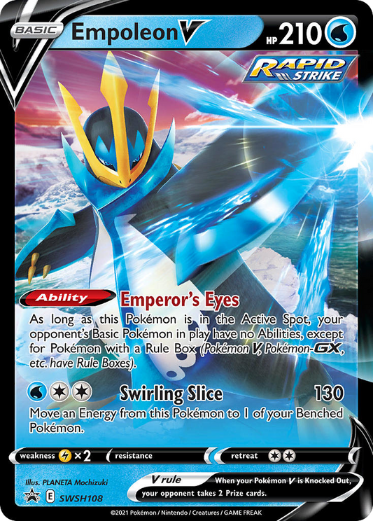 Empoleon V SWSH108/307 Promo | SWSH Black Star Promos | Pokemon Card