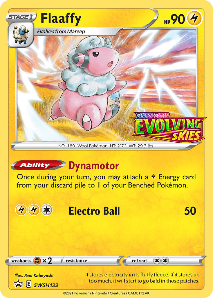 Flaaffy SWSH122/307 Promo | SWSH Black Star Promos | Pokemon Card