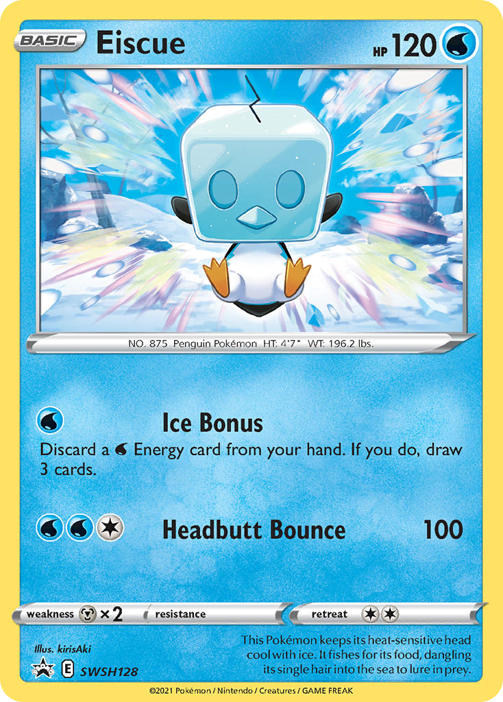 Eiscue SWSH128/307 Promo | SWSH Black Star Promos | Pokemon Card