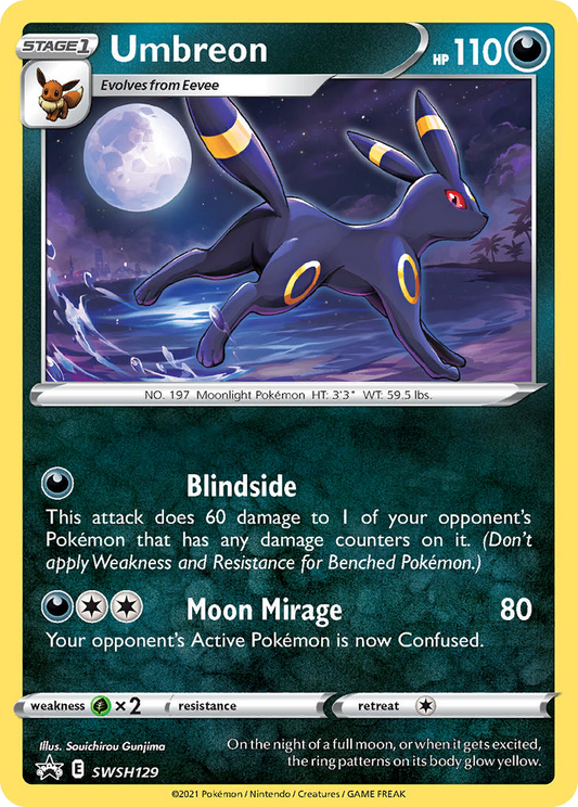 Umbreon SWSH129/307 Promo | SWSH Black Star Promos | Pokemon Card
